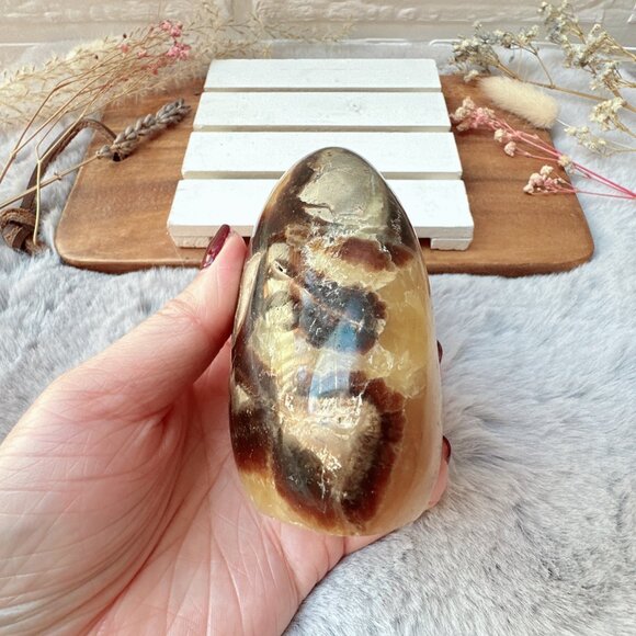 Beautiful Septarian Free Form - Picture 4 of 6